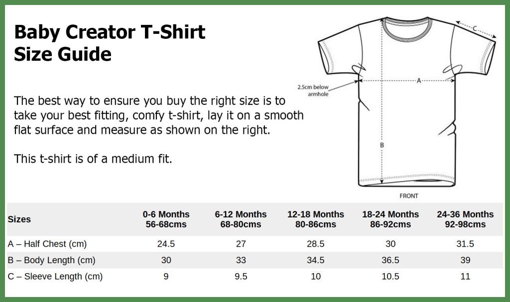 Size-Guide-Baby-Creator-T-Shirt